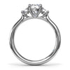 Fana - Petite Three-Stone Diamond Engagement Ring - S4204 - Available in 14K & 18K Gold (White, Yellow or Rose) and Platinum