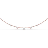 Five Stone Round Diamond Necklace by Fana - 0.41 Carat Total Diamond Weight