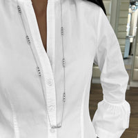 Charles Krypell - Floating Diamond by the Yard Necklace in 18K White Gold