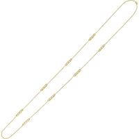 Charles Krypell - Floating Diamond by the Yard Necklace in 18K Yellow Gold