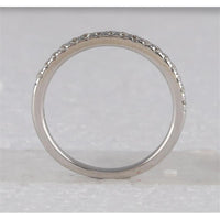 GND 10K White Gold Round Diamond Bridal Wedding Ring Set with Halo - 1.01 Carat Total Diamond Weight