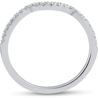 GND 14K Two-Tone Gold Bridal Set with Pear-Shaped Diamond and Round Prong-Set Diamonds - 1.00 Carat Total Diamond Weight