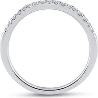 GND 14K Two-Tone Gold Bridal Set with Princess-Cut Diamond Center and Halo, 1.00 Carat Total Diamond Weight