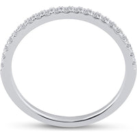 GND 14K Two-Tone Gold Bridal Wedding Ring Set with Princess and Round Diamonds - 7/8 Total Carat Weight