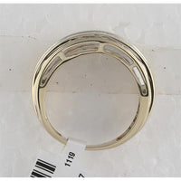 GND 14K Yellow Gold 5-Stone Wedding Band Ring with Prong-Set Round Diamonds - 2.00 Carat Total Diamond Weight
