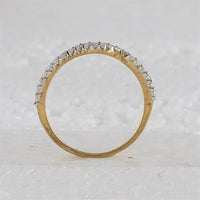 GND 14K Yellow Gold Round Diamond Elevated Bridal Wedding Ring Set – 1.00 Carat Total Diamond Weight