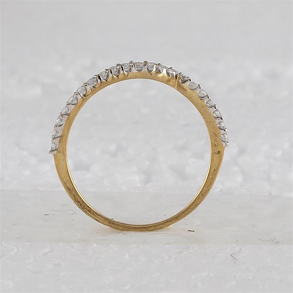 GND 14K Yellow Gold Round Diamond Elevated Bridal Wedding Ring Set – 1.00 Carat Total Diamond Weight