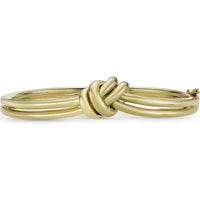 Gold Knot Bangle Bracelet in 18K Yellow Gold by Charles Krypell