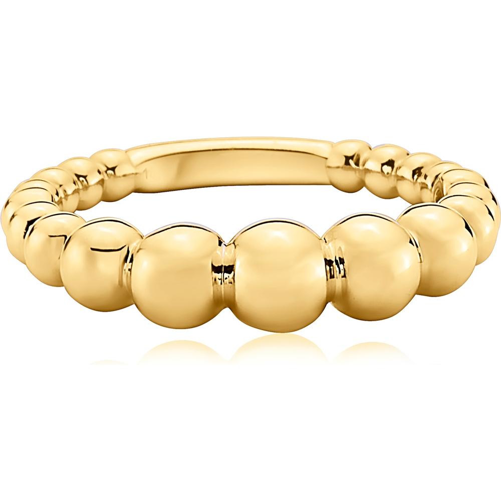 Graduated Bubble Stackable Ring in 18K Yellow Gold by Charles Krypell