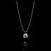 Aresa New York - Hadid Solitaire Fringe Necklaces - 18K White Gold with 1.00 cts. of Diamonds