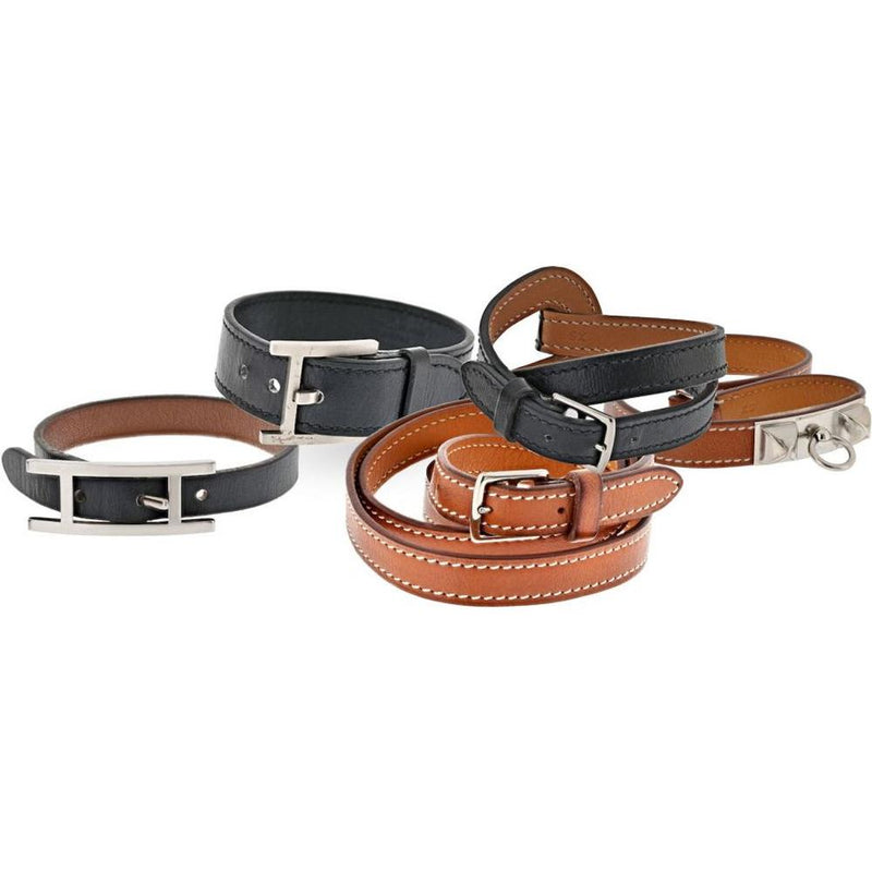 Hermes 5 Leather Bracelets - Luxury Designer Collection