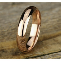 High Dome Comfort Fit Men's Wedding Band in 14K Rose Gold - 5mm Width by Benchmark