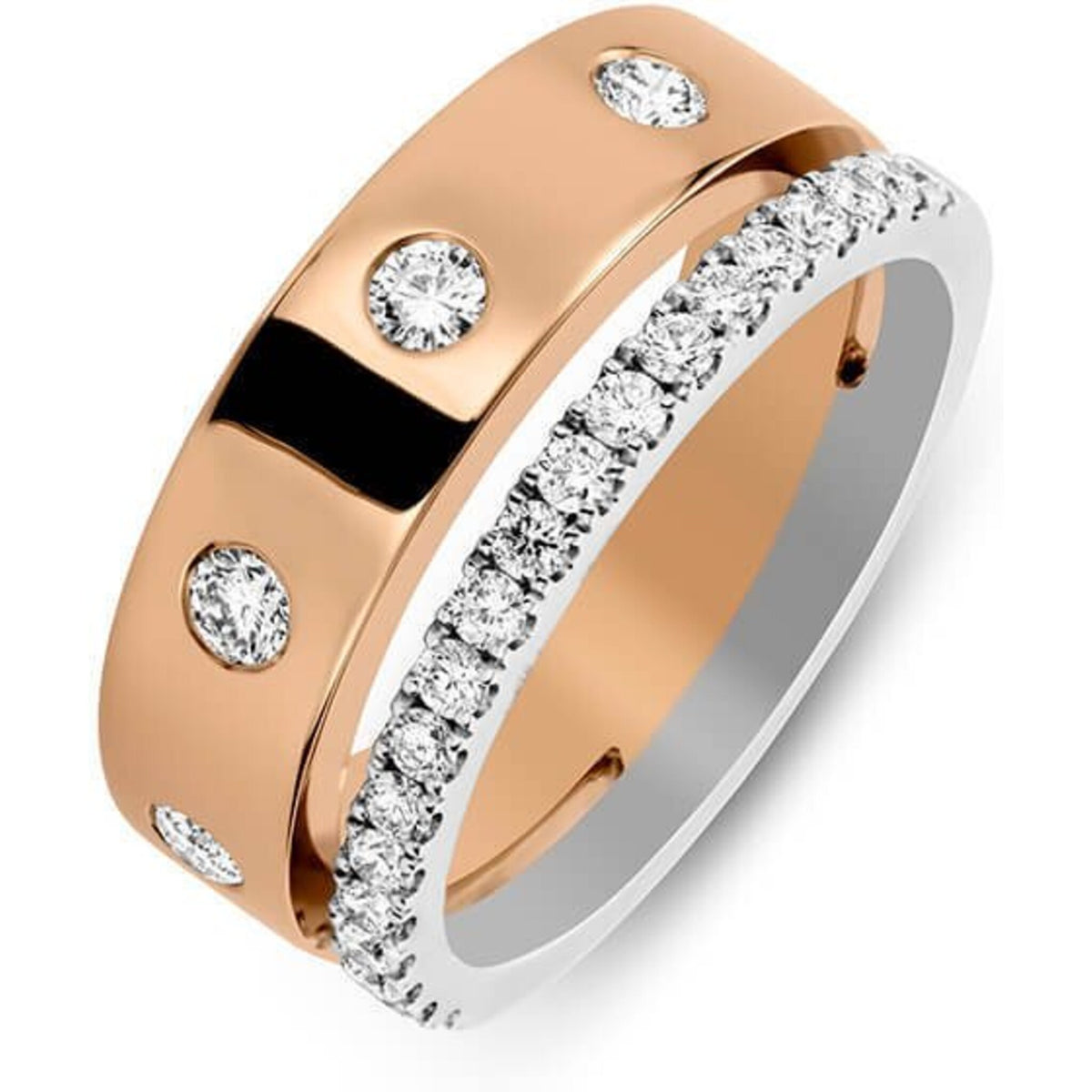 Hulchi Belluni Cubini 18K Diamond Ring