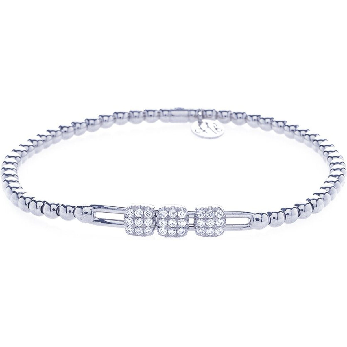 Hulchi Belluni Tresore Stretch 18kw Diamond Bracelet
