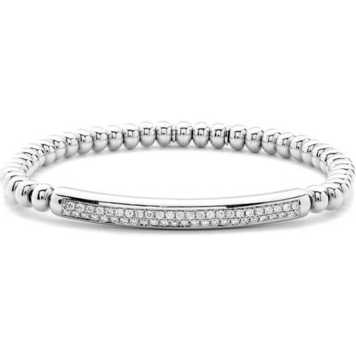Hulchi Belluni Tresore Stretch 18kw Diamond Bracelet