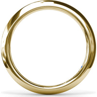 Knife-Edge Wedding Band with Polished Finish by Fana