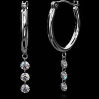 Aresa New York - Lempicka No. 3 Earrings - 18K White Gold with 0.70 cts. of Diamonds