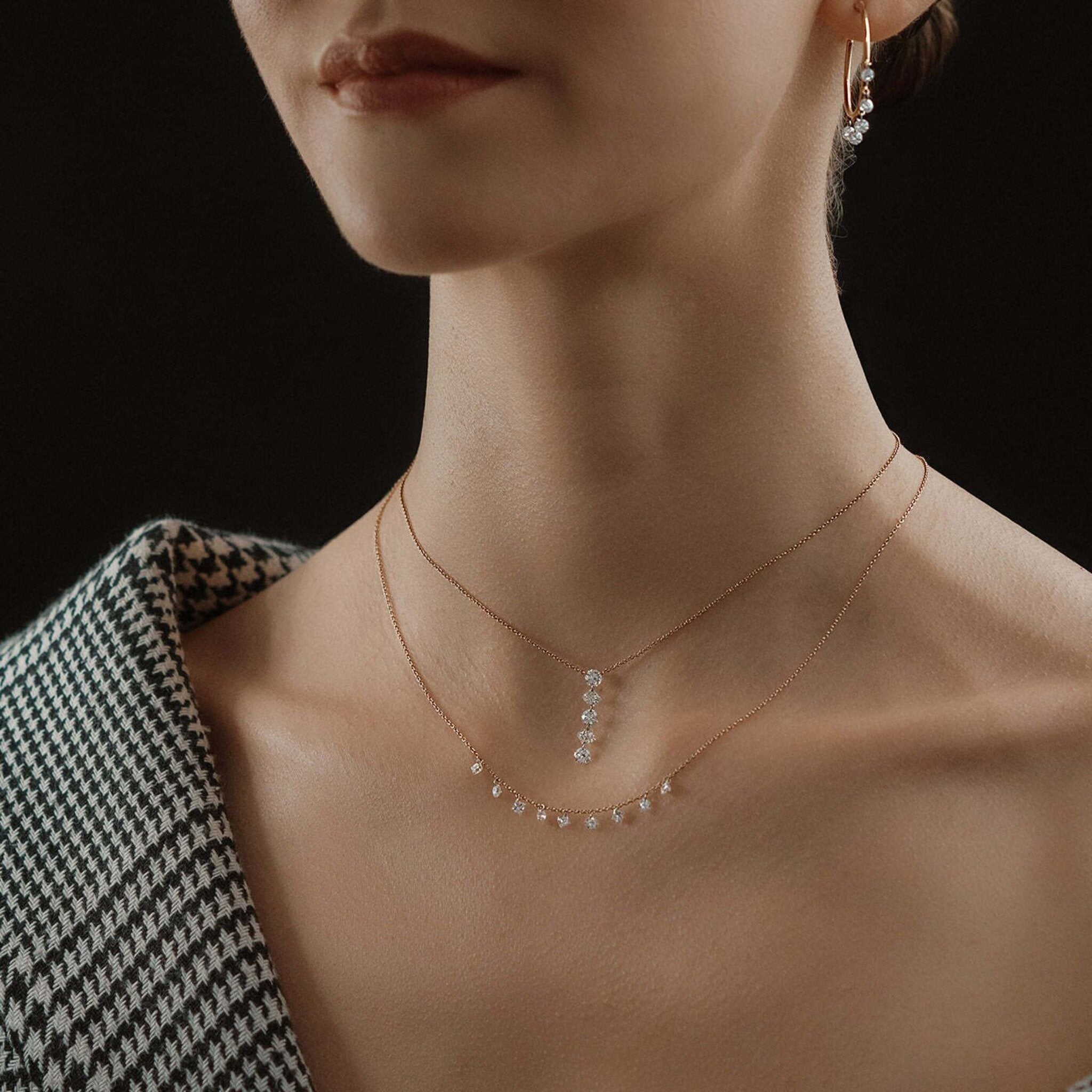 Diamond Pavé XO Necklace, 14k – Ashley Schenkein Jewelry Design