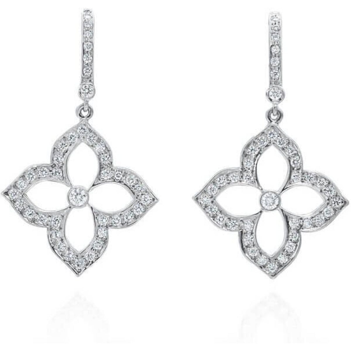 Gumuchian G. Boutique Lotus Diamond Earrings