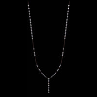 Aresa New York - Lovelace Note E Necklaces - 18K Rose Gold with 3.15 cts. of Diamonds