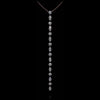 Aresa New York - Lovelace Note F Necklaces - 18K Rose Gold with 3.00 cts. of Diamonds