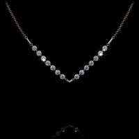 Aresa New York - Lovelace Note G Necklaces - 18K Yellow Gold with 1.10 cts. of Diamonds