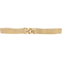 Luxe 14K Yellow Gold 7.5" Statement Bracelet
