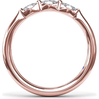 Marquise Diamond Wedding Band with Shared-Prong Setting by Fana - 0.25 Carat Total Diamond Weight