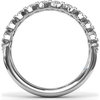 Marquise Motif Pavé Diamond Band by Fana - 0.38 Carat Total Diamond Weight