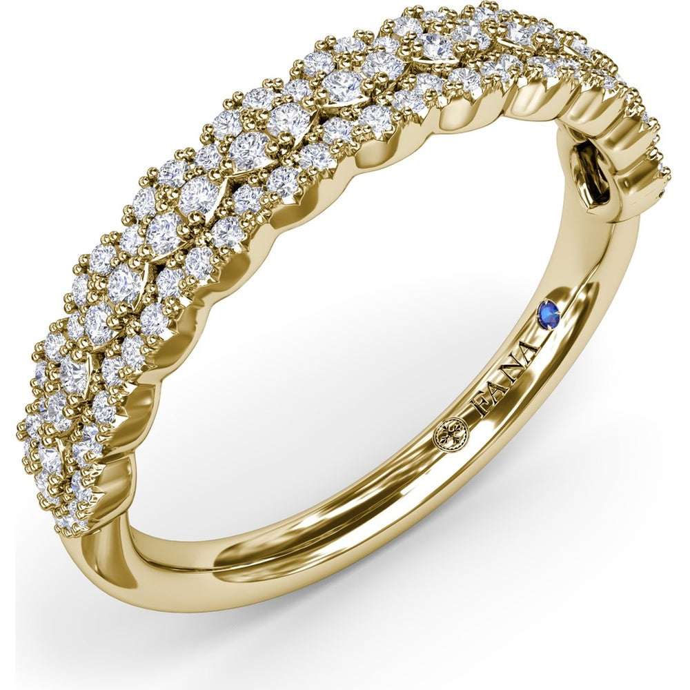 Marquise Motif Pavé Diamond Band by Fana - 0.38 Carat Total Diamond Weight