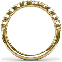 Marquise Motif Pavé Diamond Band by Fana - 0.38 Carat Total Diamond Weight