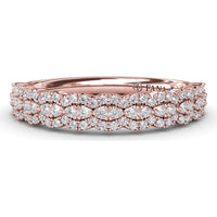 Marquise Motif Pavé Diamond Band by Fana - 0.38 Carat Total Diamond Weight