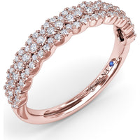 Marquise Motif Pavé Diamond Band by Fana - 0.38 Carat Total Diamond Weight