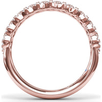 Marquise Motif Pavé Diamond Band by Fana - 0.38 Carat Total Diamond Weight