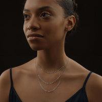 Aresa New York - Maryam 4 Carat Necklaces - 18K Rose Gold with 4.00 cts. of Diamonds