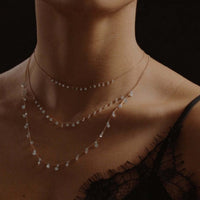 Aresa New York - Maryam Sweet Sixteen Necklaces - 18K Rose Gold with 1.00 cts. of Diamonds
