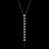 Aresa New York - Morrison No. 10 Necklaces - 18K Rose Gold with 1.00 cts. of Diamonds