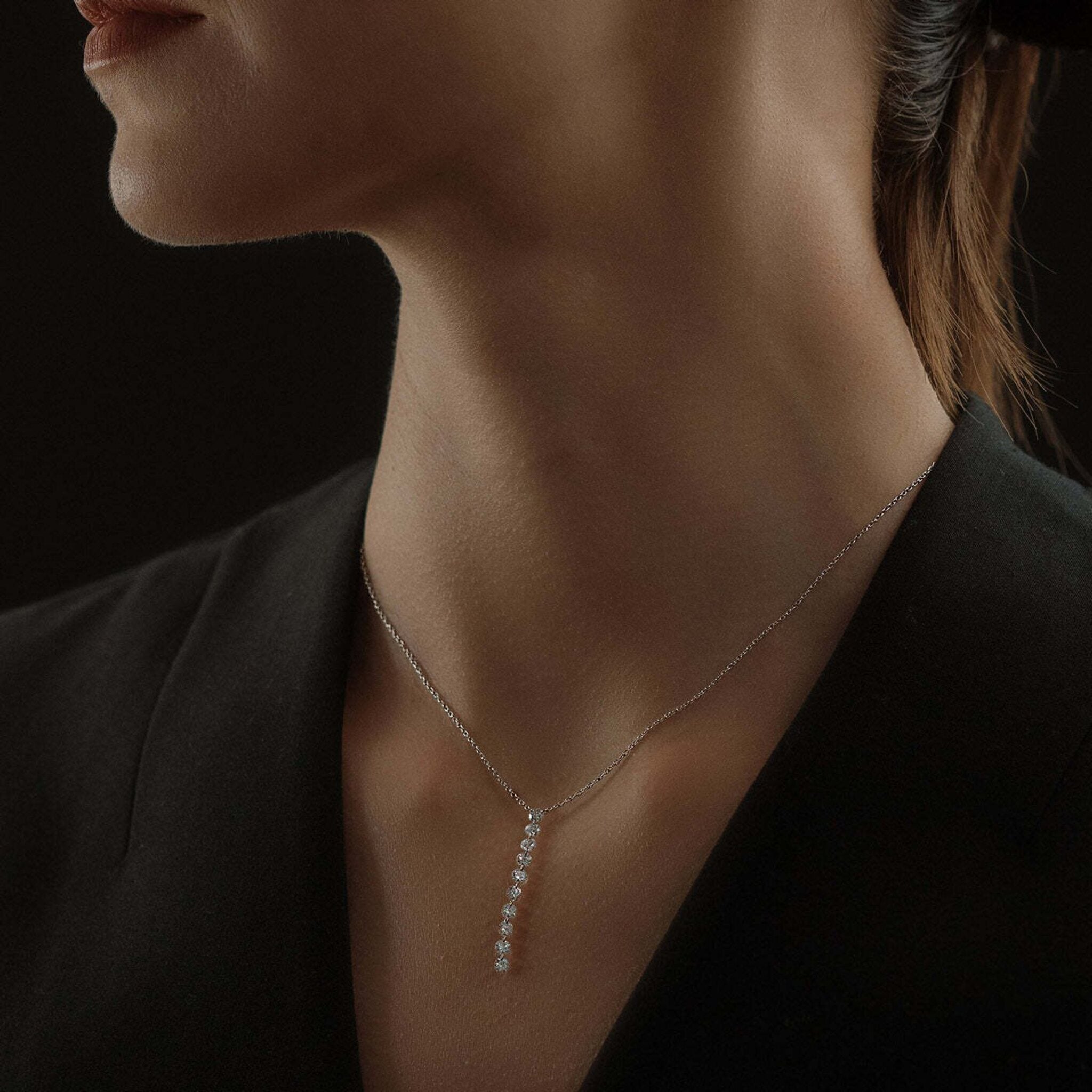 Diamond necklace no pendant Clearance