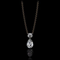 Aresa New York - Morrison No. 2 with Pear Necklaces - 18K Yellow Gold with 0.60 cts. of Diamonds