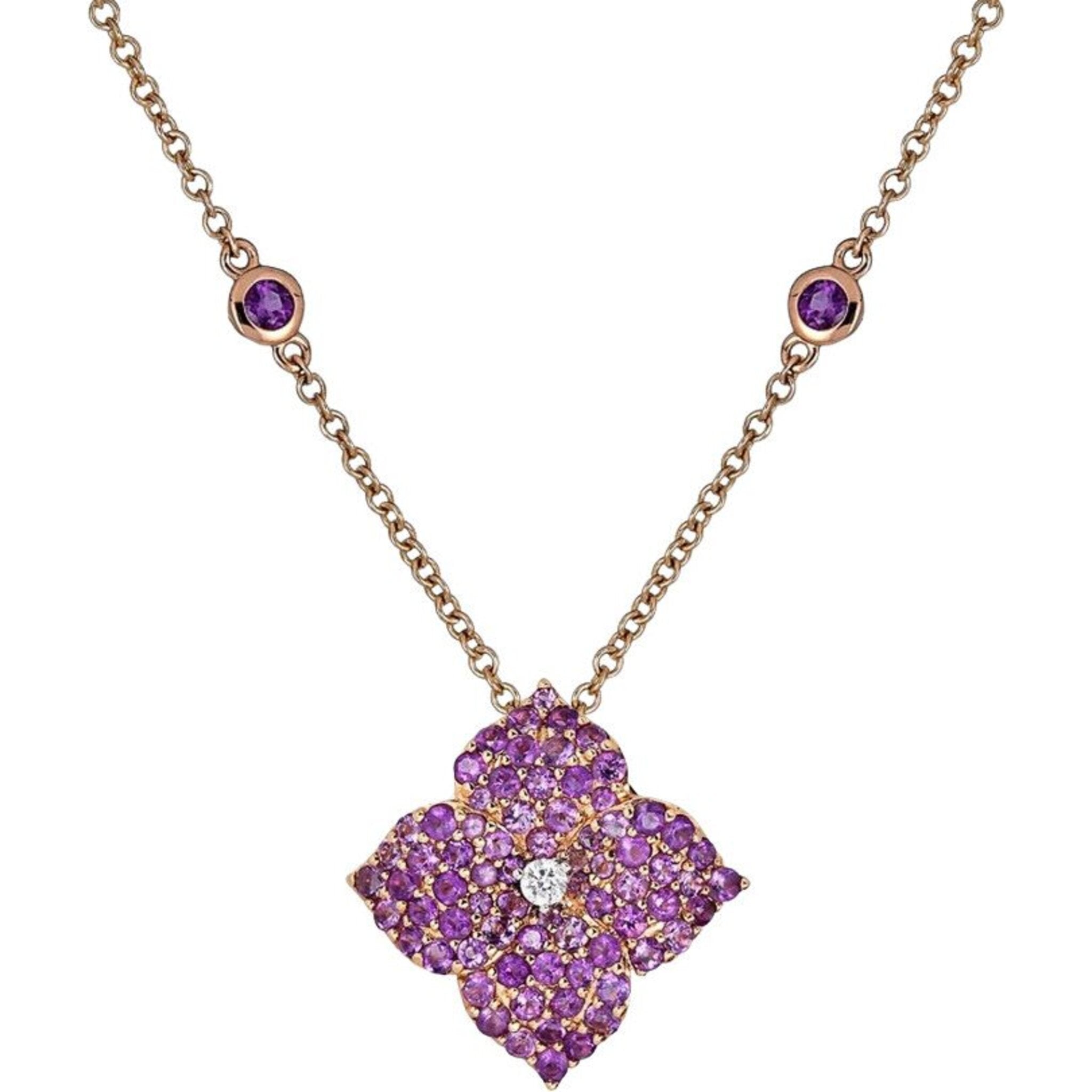 Van cleef & arpels discount necklace amethyst and diamond