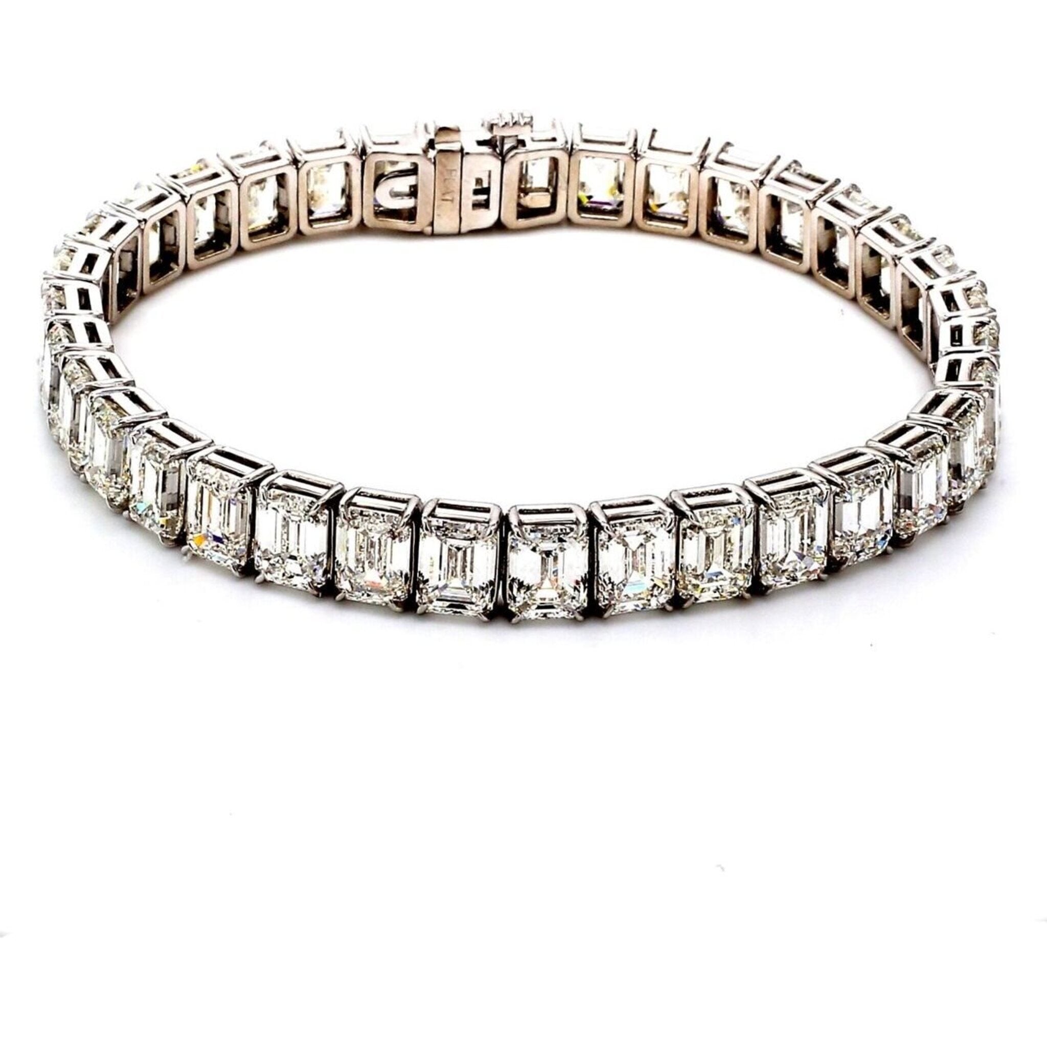 10 Carat Diamond Tennis Bracelet in Gold or Platinum – deBebians