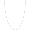 Olas d'Oro 16" Necklace - 10K White Gold 1.65mm Wheat Chain with Lobster Lock