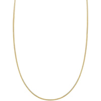 Olas d'Oro 16" Necklace - 10K Yellow Gold 1.4mm Snake Chain with Lobster Lock