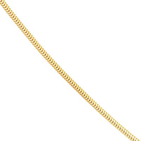 Olas d'Oro 16" Necklace - 10K Yellow Gold 1.4mm Snake Chain with Lobster Lock