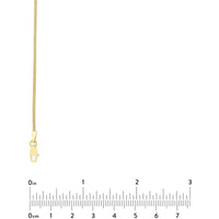 Olas d'Oro 16" Necklace - 10K Yellow Gold 1.4mm Snake Chain with Lobster Lock