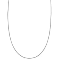 Olas d'Oro 16" Necklace - 14K White Gold 1.4mm Snake Chain with Lobster Lock