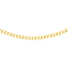 Olas d'Oro 17" Necklace - 14K Yellow Gold Curb Chain Choker