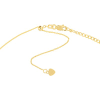 Olas d'Oro 17" Necklace - 14K Yellow Gold Curb Chain Choker