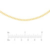 Olas d'Oro 17" Necklace - 14K Yellow Gold Curb Chain Choker