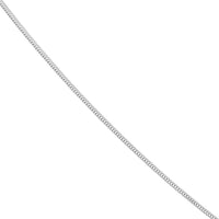 Olas d'Oro 18" Necklace - 10K White Gold 1mm Snake Chain with Lobster Lock